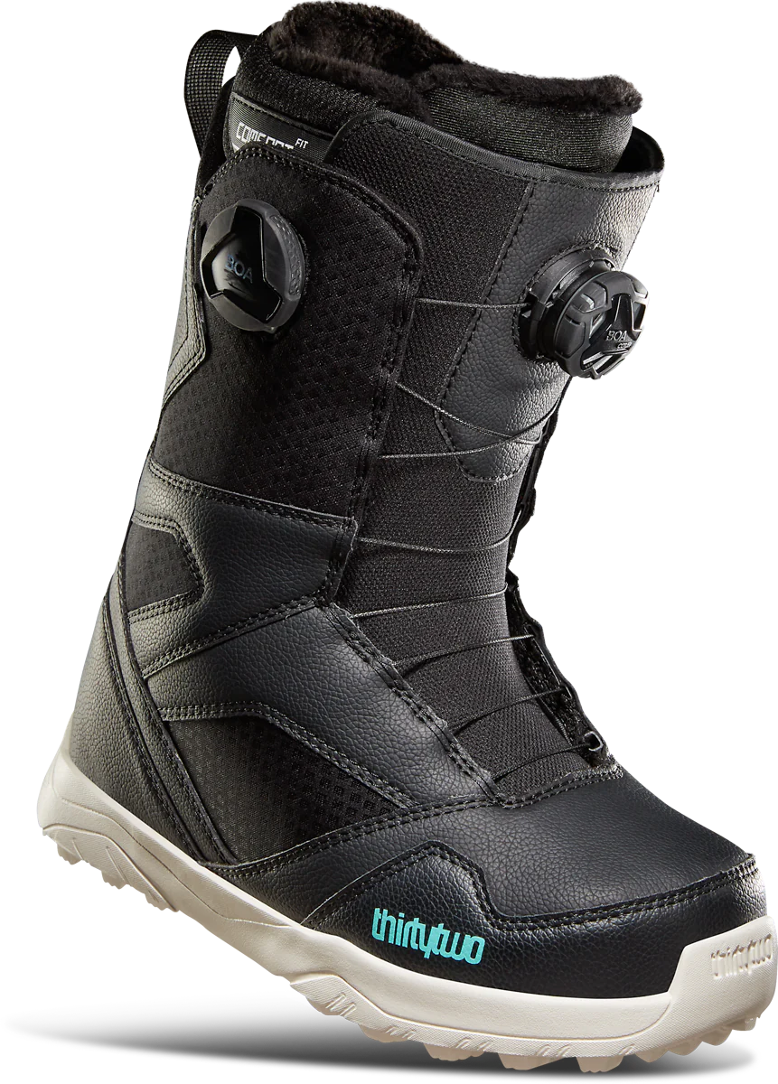 The Thirty Two (32) STW Double Boa Snowboard Boot in Green Gum 2025